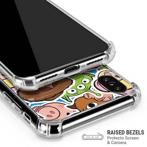 Disney Toy Story Collages Portrait iPhone XS Max Clear Case